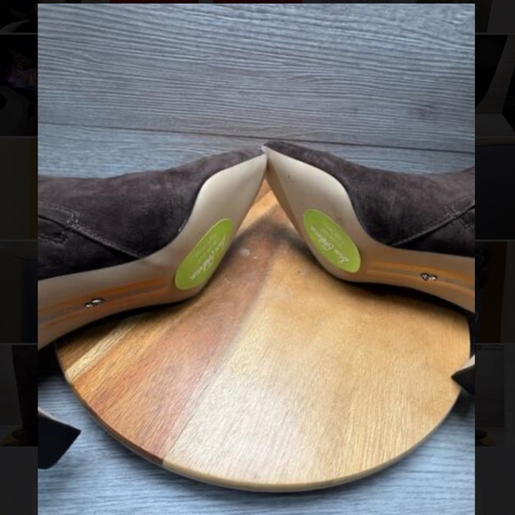 Sam Edelman Sylvia chocolate brown suede boots - Picture 3 of 7